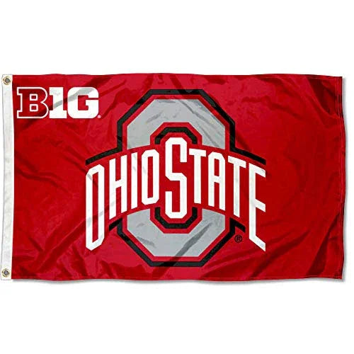 College Flags & Banners Co. Ohio State Buckeyes Big 10 Flag - 757 Sports Collectibles