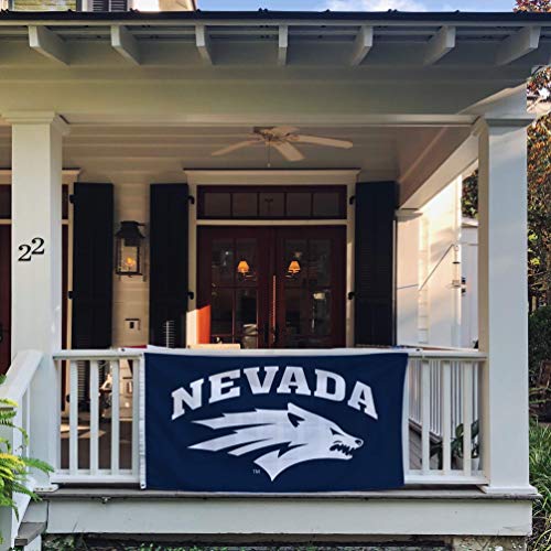 Desert Cactus University of Nevada Reno Flag UNR Wolf Pack Flags Banners 100% Polyester Indoor Outdoor 3x5 (Style 1) - 757 Sports Collectibles