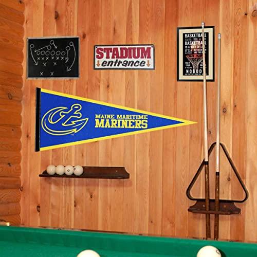 College Flags & Banners Co. Maine Maritime Mariners Pennant - 757 Sports Collectibles