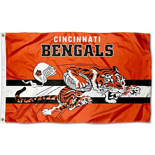 WinCraft Bengals Throwback Vintage Retro 3x5 Banner Flag - 757 Sports Collectibles