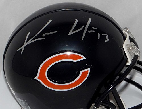 Kevin White Autographed Chicago Bears #13 silver Mini Helmet- JSA Witness Auth - 757 Sports Collectibles