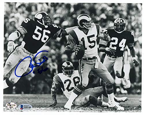 Robin Cole Autographed Pittsburgh Steelers 8x10 Photo - BAS COA (Blue Ink) - 757 Sports Collectibles