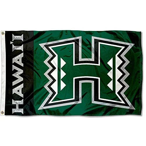 Hawaii Warriors Rainbows University Large College Flag - 757 Sports Collectibles