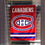 WinCraft Montreal Canadiens Double Sided Garden Flag - 757 Sports Collectibles