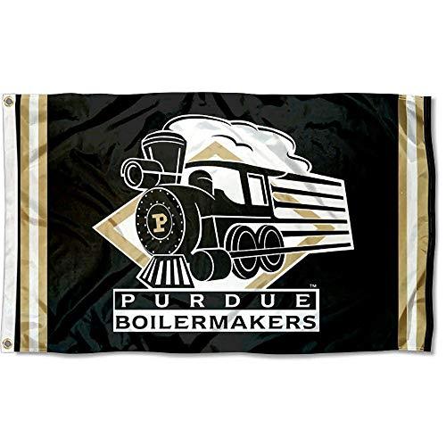 College Flags & Banners Co. Purdue Boilermakers Vintage Retro Throwback 3x5 Banner Flag - 757 Sports Collectibles