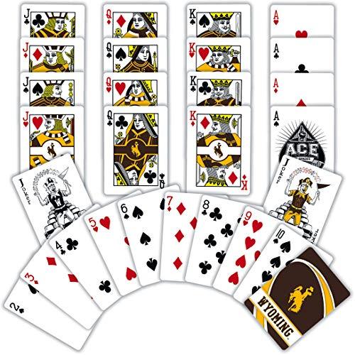 MasterPieces NCAA Wyoming Cowboys Playing Cards, 2.5" x 3.5" - 757 Sports Collectibles