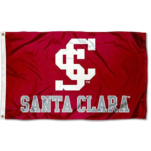 College Flags & Banners Co. Santa Clara Broncos New Logo Flag - 757 Sports Collectibles