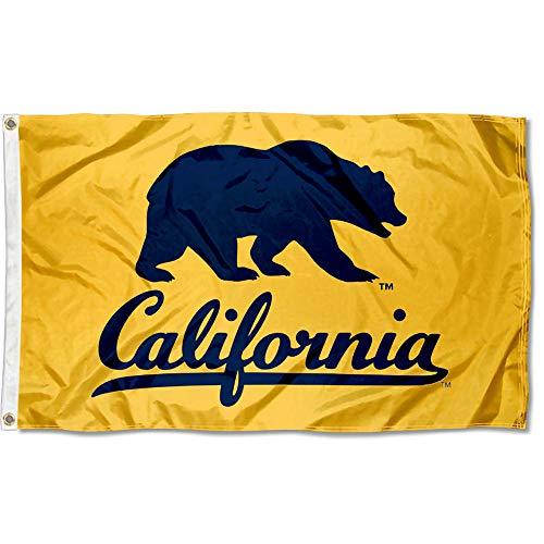 College Flags & Banners Co. Cal Berkeley Golden Bears Walking Bear Grommet Flag - 757 Sports Collectibles