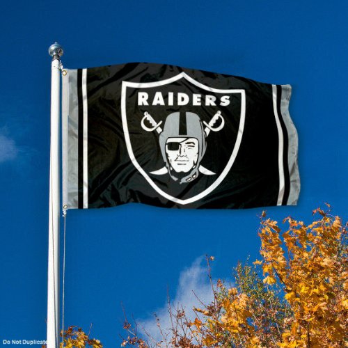 WinCraft Oakland Raiders Large 3x5 Flag - 757 Sports Collectibles
