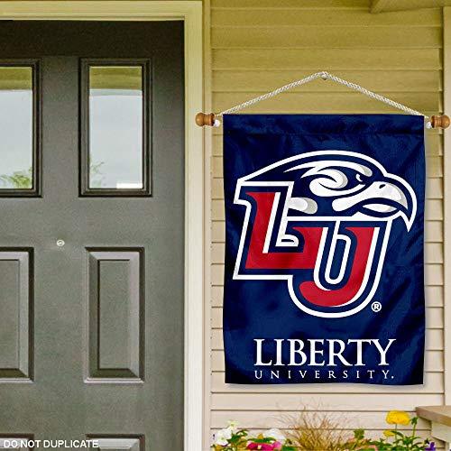 Liberty Flames Banner with Hanging Pole - 757 Sports Collectibles