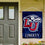 Liberty Flames Banner with Hanging Pole - 757 Sports Collectibles