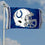 WinCraft Indianapolis Colts New Helmet Grommet Pole 3x5 Flag - 757 Sports Collectibles