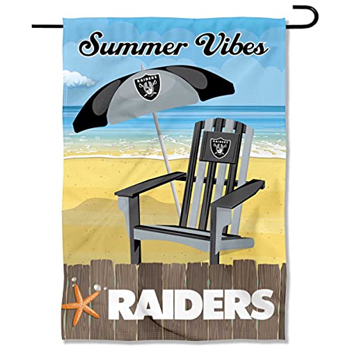 WinCraft Las Vegas Raiders Summer Decorative Seasonal Garden Flag Double Sided Banner - 757 Sports Collectibles