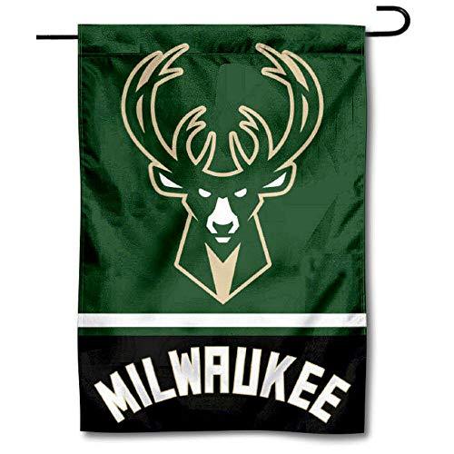 WinCraft Milwaukee Bucks Double Sided Garden Flag - 757 Sports Collectibles