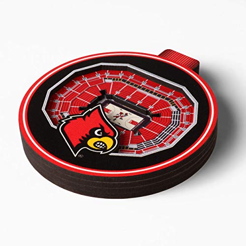 YouTheFan NCAA Louisville Cardinals 3D StadiumView Ornament - KFC Yum! Center - 757 Sports Collectibles