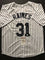 Autographed/Signed Tim Raines New York Pinstripe Baseball Jersey JSA COA - 757 Sports Collectibles