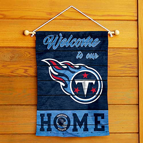 WinCraft Tennessee Titans Welcome Home Decorative Garden Flag Double Sided Banner - 757 Sports Collectibles