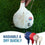 FRANKTECH Golf Club Covers, 4pcs or 1pc EVA Plastic Golf Head Covers for Driver Fairway Woods Hybrid, Driver Headcover with Pins, Fit All Right-Handed Golf Clubs, Easy On Off, Washable, Funny - 757 Sports Collectibles
