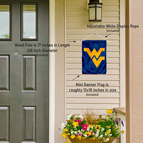 West Virginia Mountaineers Banner for Windows Doors and Walls - 757 Sports Collectibles