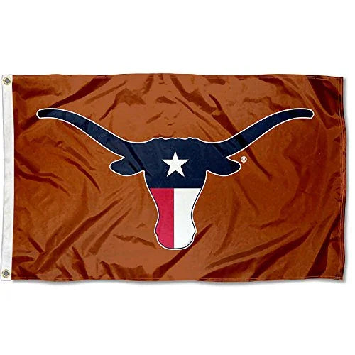 College Flags & Banners Co. Texas Longhorn Flag TX State Flag Colors - 757 Sports Collectibles