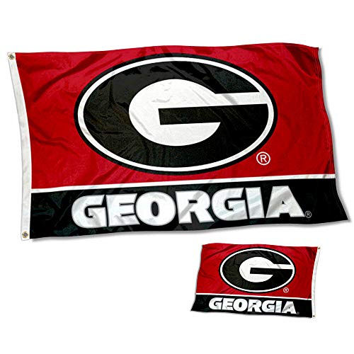 College Flags & Banners Co. Georgia Bulldogs G Logo Double Sided Flag - 757 Sports Collectibles