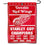Detroit Red Wings 11 Time Stanley Cup Champions Double Sided Garden Flag - 757 Sports Collectibles