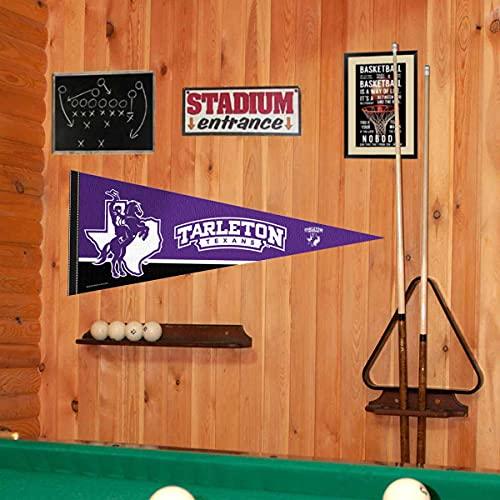 College Flags & Banners Co. Tarleton State Texans Pennant Full Size Felt - 757 Sports Collectibles