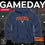 Campus Colors Adult Arch & Logo Soft Style Gameday Hooded Sweatshirt (Virginia Cavaliers - Blue, X-Large) - 757 Sports Collectibles
