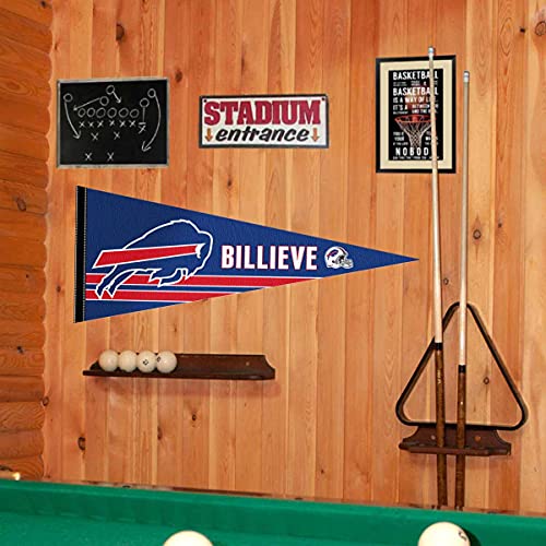 WinCraft Buffalo Bills Billieve Pennant Banner Flag - 757 Sports Collectibles