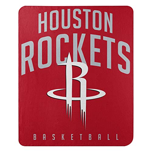 Northwest NBA Houston Rockets 50x60 Fleece Lay Up DesignBlanket, Team Colors, One Size (Model: 1NBA031020010RET) - 757 Sports Collectibles