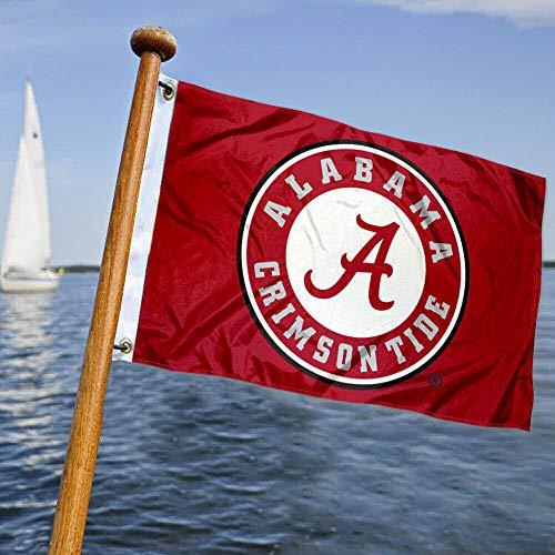 College Flags & Banners Co. Alabama Crimson Tide Boat and Nautical Flag - 757 Sports Collectibles