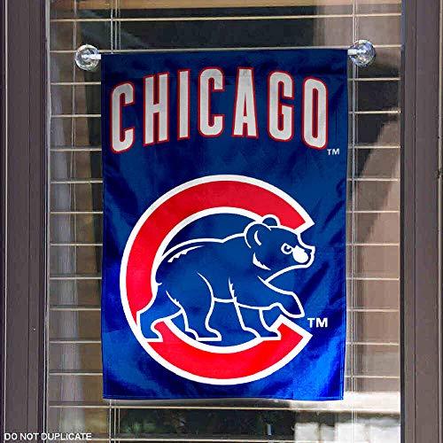 WinCraft Chicago Baseball Team Walking Bear Double Sided Garden Flag - 757 Sports Collectibles