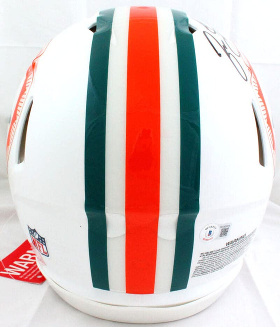 Jason Taylor Autographed Miami Dolphins F/S Tribute Speed Authentic w/3Insc.-Beckett W Hologram - 757 Sports Collectibles