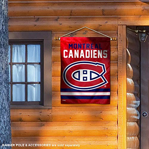 WinCraft Montreal Canadiens Double Sided Banner House Flag - 757 Sports Collectibles
