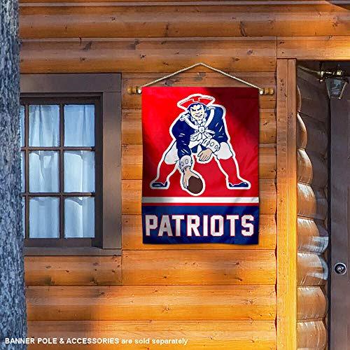 WinCraft New England Patriots Pat Patriot Two Sided House Flag - 757 Sports Collectibles