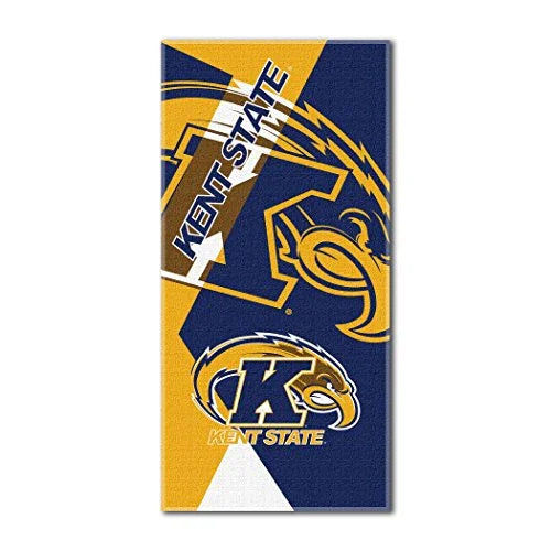 NORTHWEST NCAA Kent State Golden Flashes Beach Towel, 34" x 72", Puzzle - 757 Sports Collectibles