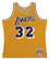 Lakers Magic Johnson Signed 1984-85 M&N HWC Swingman Yellow Jersey BAS Wit - 757 Sports Collectibles