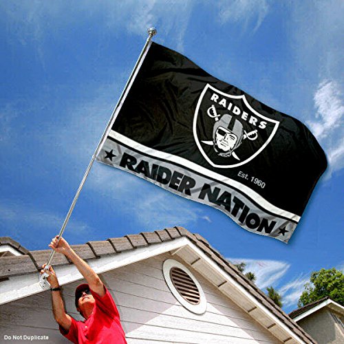 WinCraft Las Vegas Raiders Double Sided Raiders Nation Flag - 757 Sports Collectibles