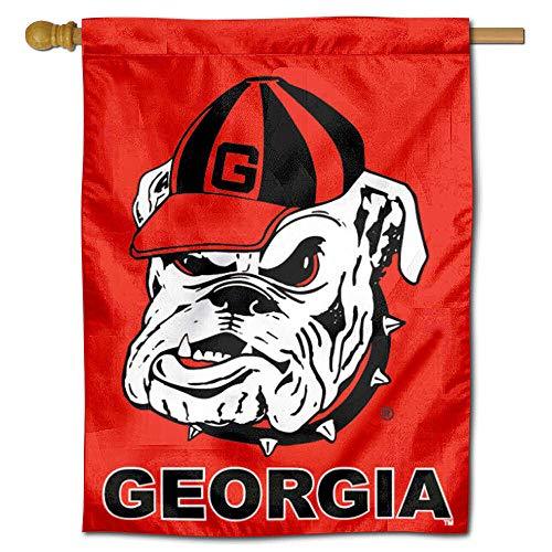 College Flags & Banners Co. Georgia Bulldogs Double Sided House Flag - 757 Sports Collectibles