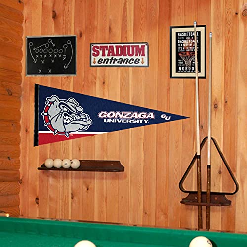 College Flags & Banners Co. Gonzaga Bulldogs Pennant Full Size Felt - 757 Sports Collectibles