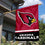 WinCraft Arizona Cardinals Two Sided House Flag - 757 Sports Collectibles