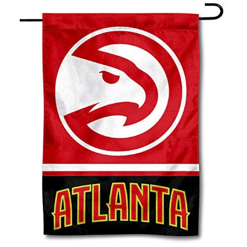WinCraft Atlanta Hawks Double Sided Garden Flag - 757 Sports Collectibles