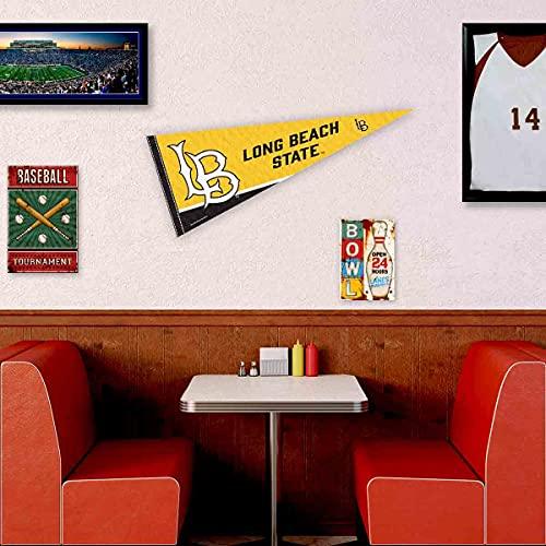College Flags & Banners Co. Cal State Long Beach Pennant Full Size Felt - 757 Sports Collectibles