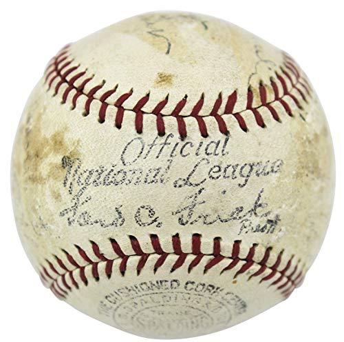 1935 Nl All Stars (22) Signed Onl Baseball Ott Medwick Hubbell Waner PSA #S02327 - 757 Sports Collectibles