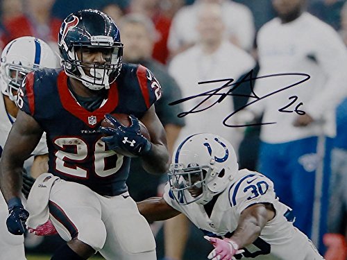 Lamar Miller Autographed Houston Texans 16x20 vs Colts Photo- JSA W Auth - 757 Sports Collectibles