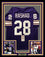 Framed Autographed/Signed Ahmad Rashad 33x42 Minnesota Vikings Purple Football Jersey JSA COA