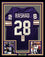 Framed Autographed/Signed Ahmad Rashad 33x42 Minnesota Vikings Purple Football Jersey JSA COA