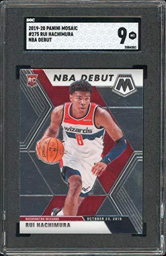 Wizards Rui Hachimura 2019 Panini Mosaic #275 NBA Debut Rookie Card Graded 9 SGC - 757 Sports Collectibles