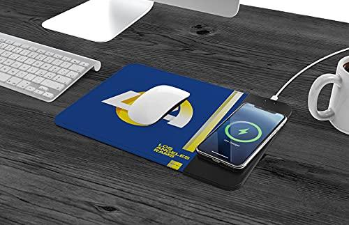 SOAR NFL Wireless Charging Mouse Pad, Los Angeles Rams - 757 Sports Collectibles