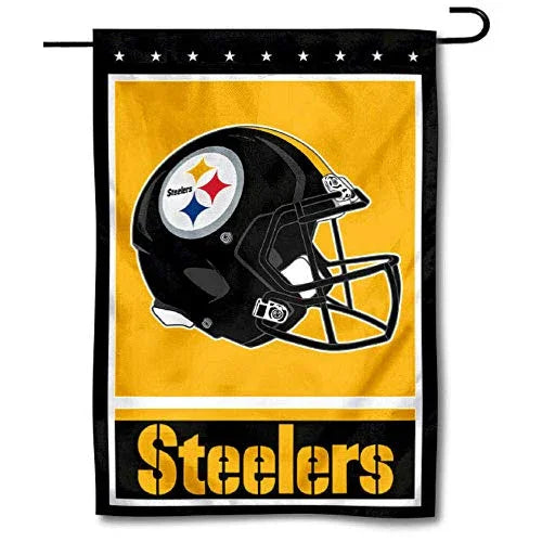 WinCraft Pittsburgh Steelers Decorative Yard Garden Flag - 757 Sports Collectibles